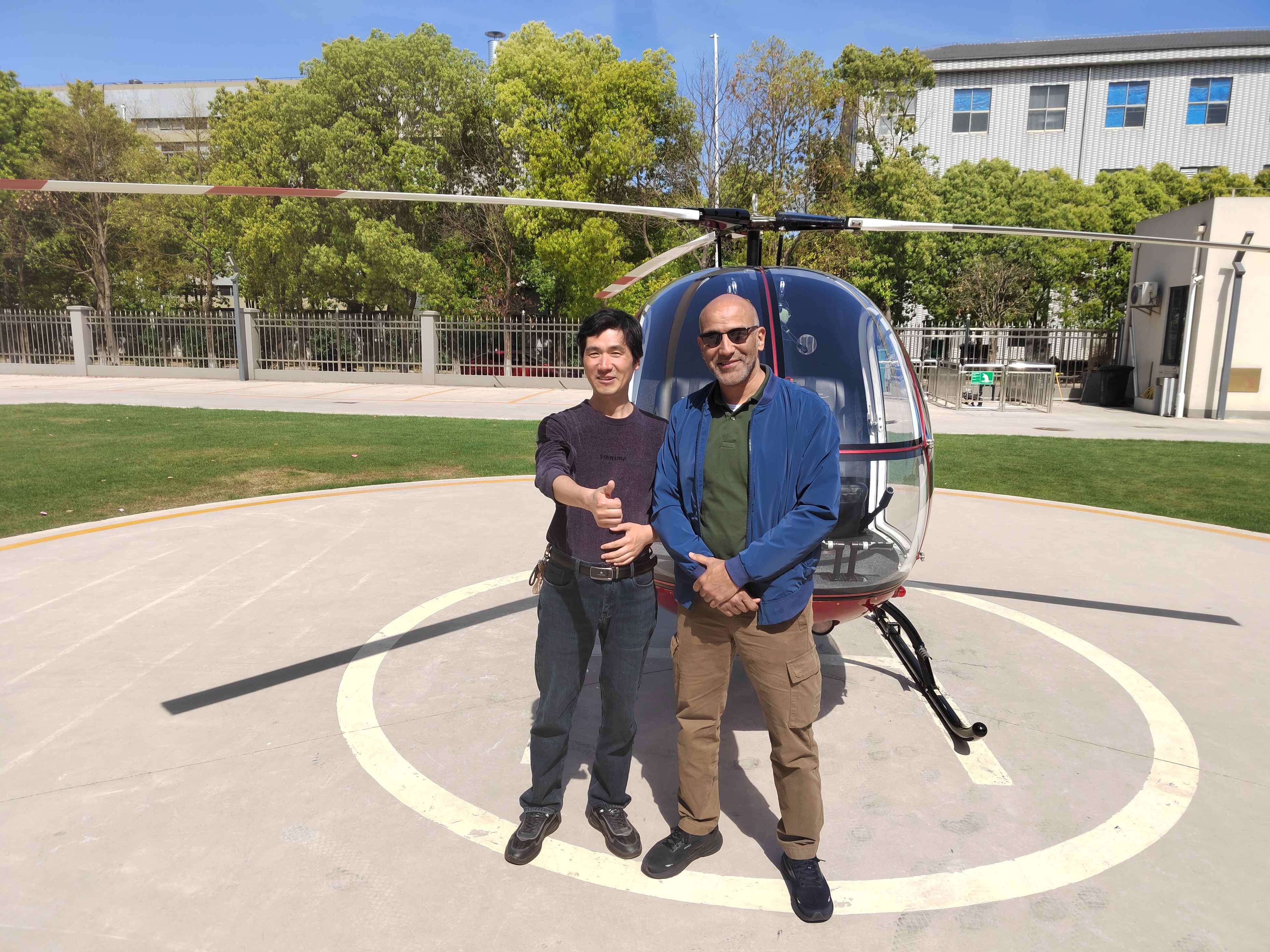 Austrian customer inspection of Zhonglian helicopter factory