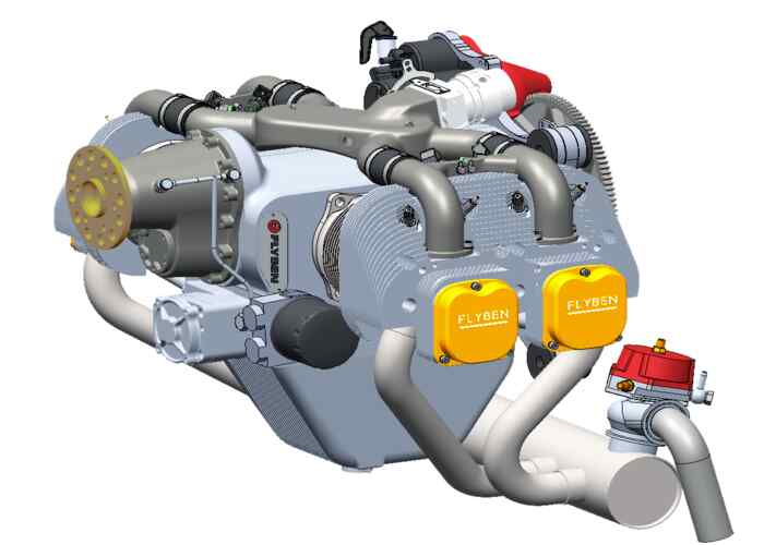 The Parameter and Price of Flyben Engine Comparison with Rotax Engine Price  for aviation 