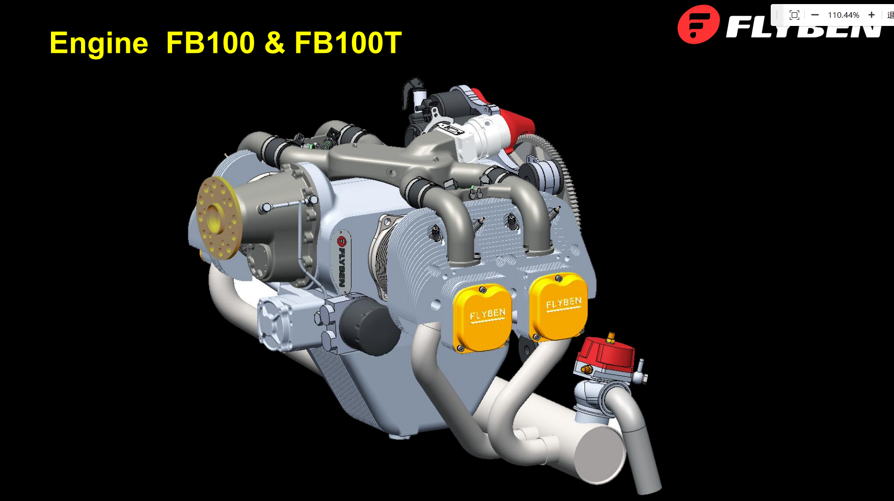 Flyben Aircraft Engine - 4-Cylinder, 6-Cylinder & 8-Cylinder Models Specifications  Image Showcase