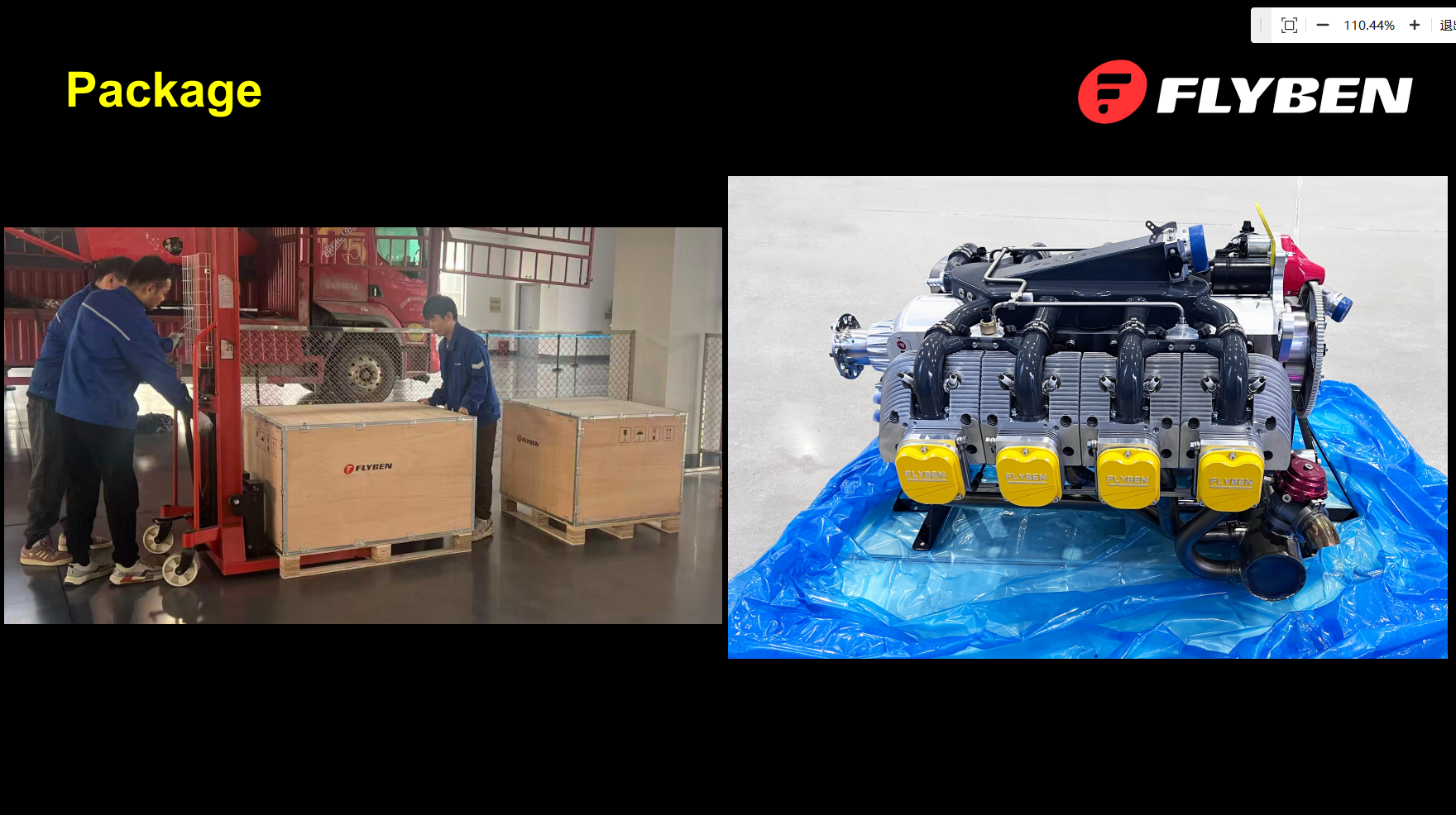 Flyben Aircraft Engine - 4-Cylinder, 6-Cylinder & 8-Cylinder Models Specifications  Image Showcase